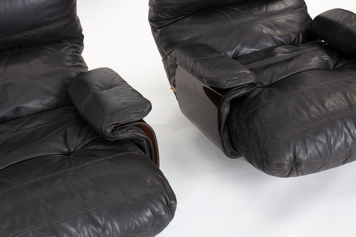 Marsala armchairs by Michel Ducaroy for Ligne Roset, 1970s, set de 2 For Sale 1