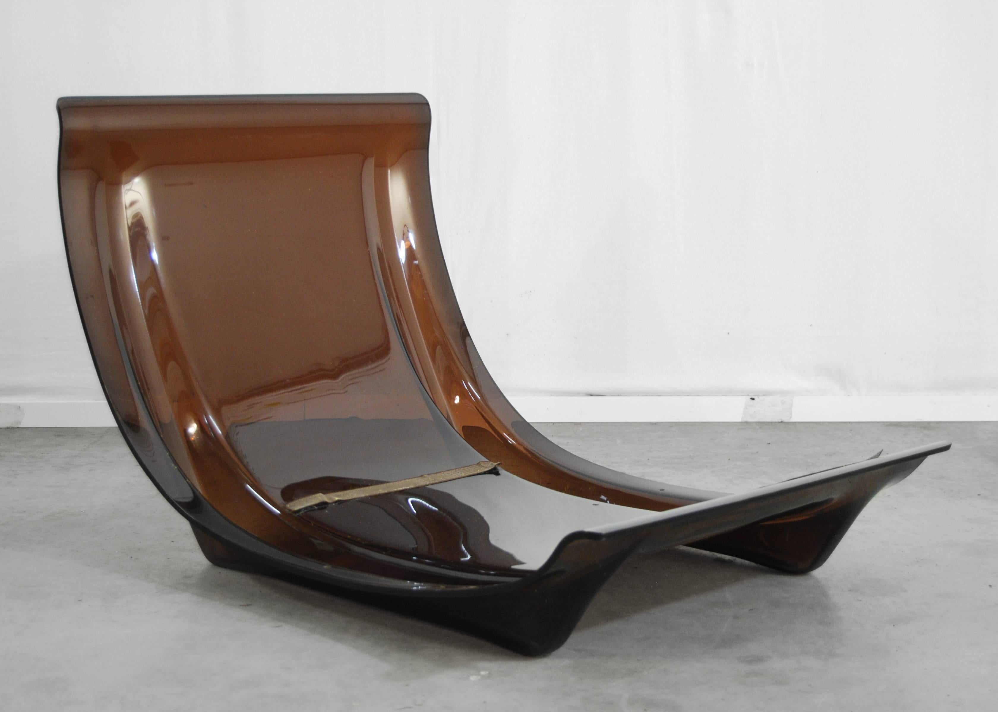Marsala Black Lounge Chair by Michel Ducaroy for Ligne Roset, Italy, 1970s 5