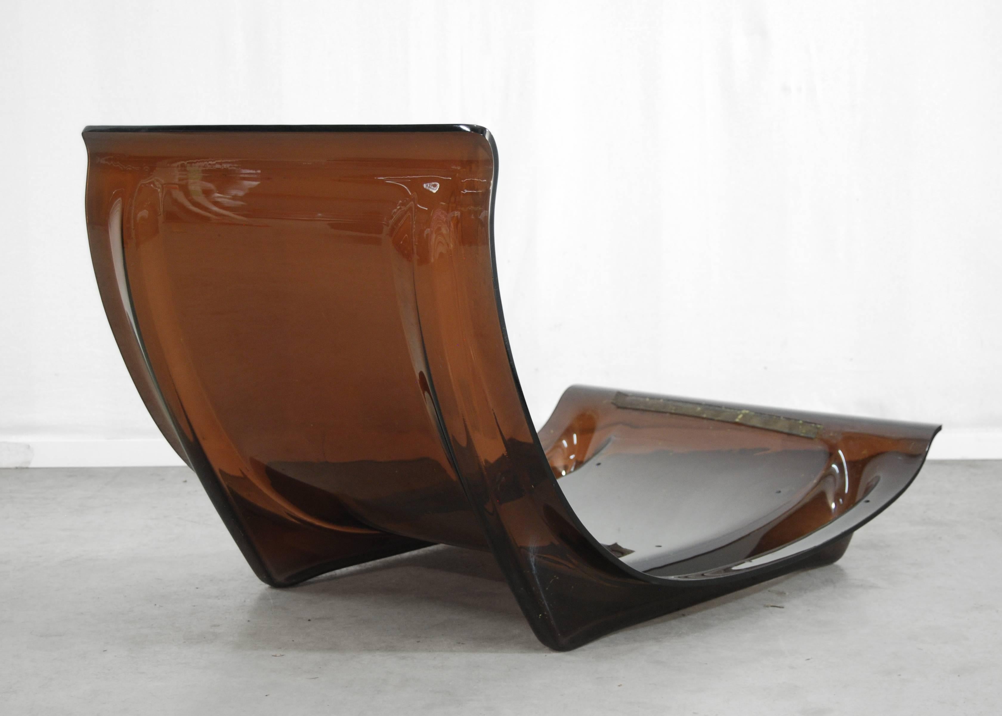Marsala Black Lounge Chair by Michel Ducaroy for Ligne Roset, Italy, 1970s 6