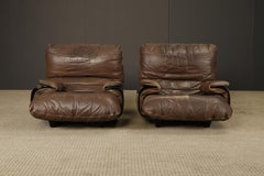 'Marsala' Lounge Chairs by Michel Ducaroy for Ligne Roset, France c 1971, Signed