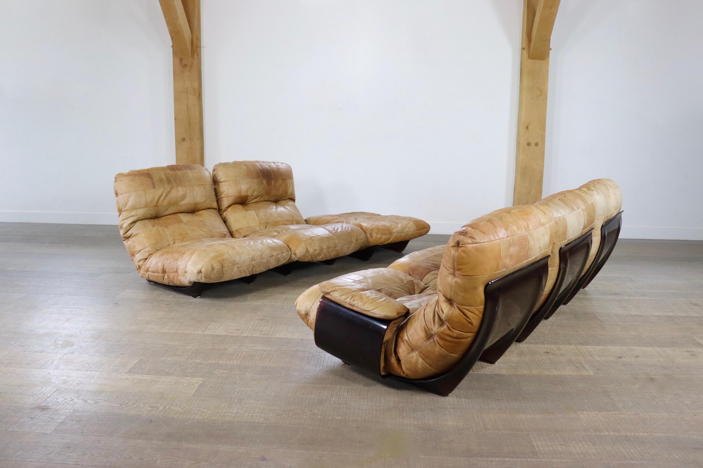 ligne roset sofa leather