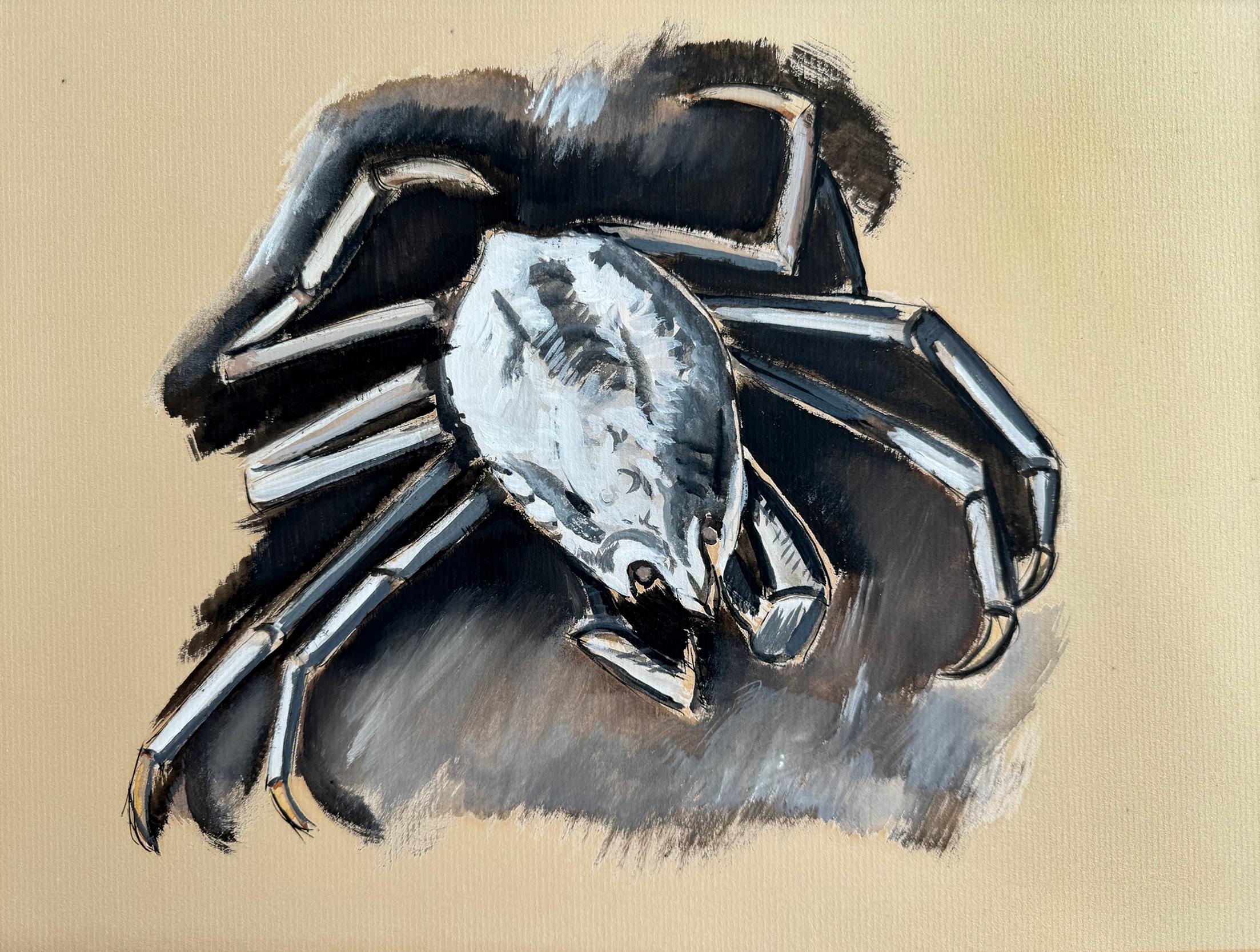 Marsden Hartley Animal Painting - Crab
