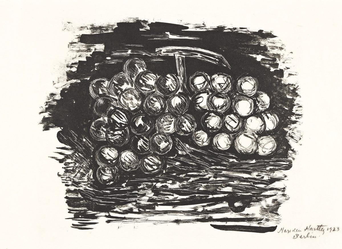 Marsden Hartley Abstract Print - Grapes