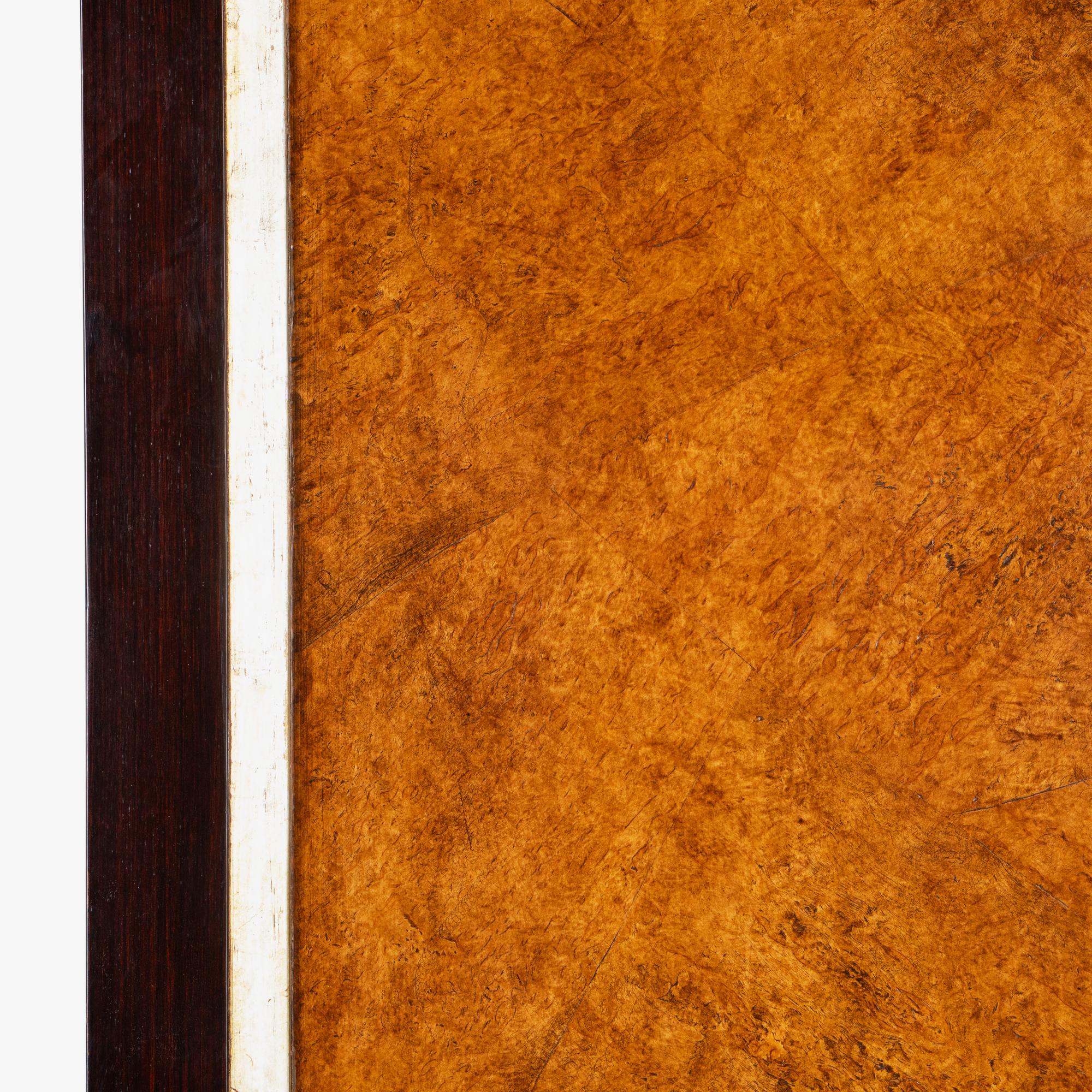 Marseilles-Schrank aus Karelianischer Birke und Nussbaum von Therien für Fournir Collections 11