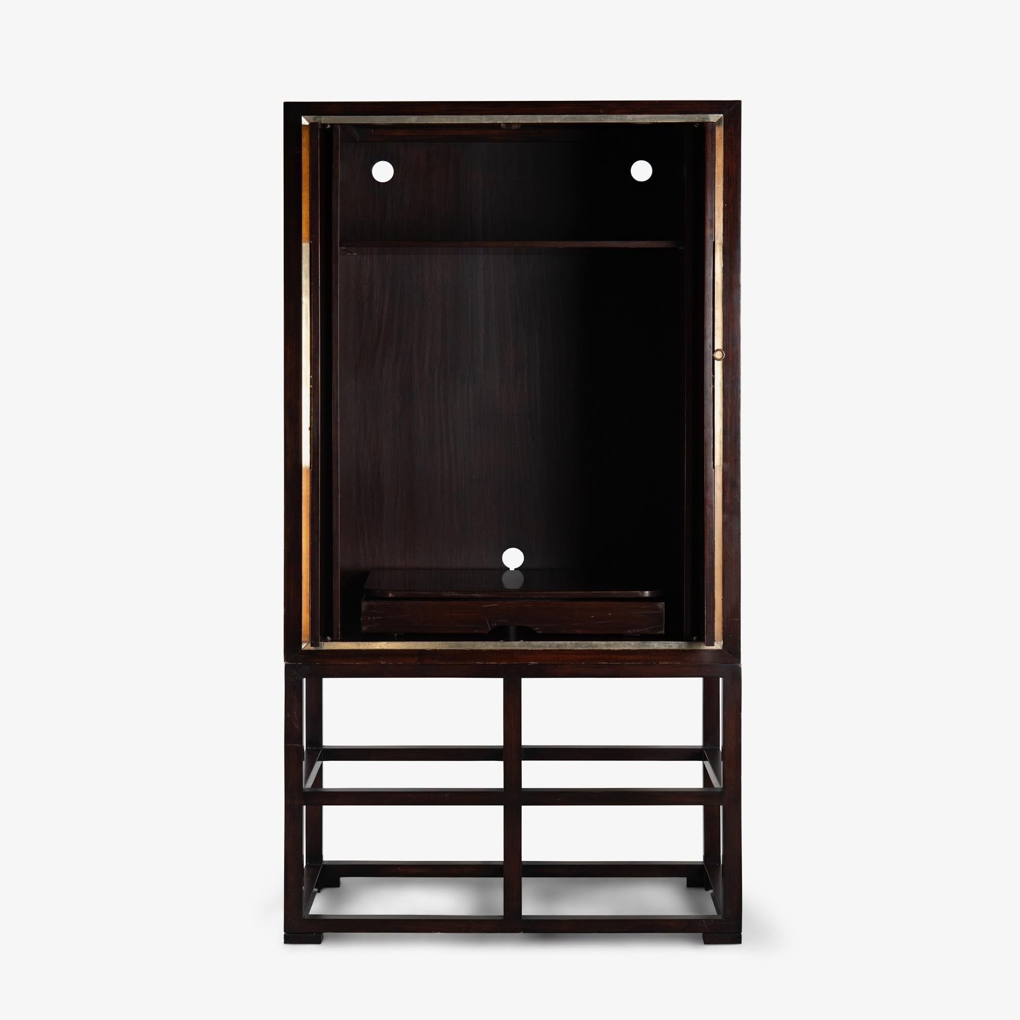 Art Déco Armadio Marsiglia in betulla e noce di Therien per Fournir Collections in vendita