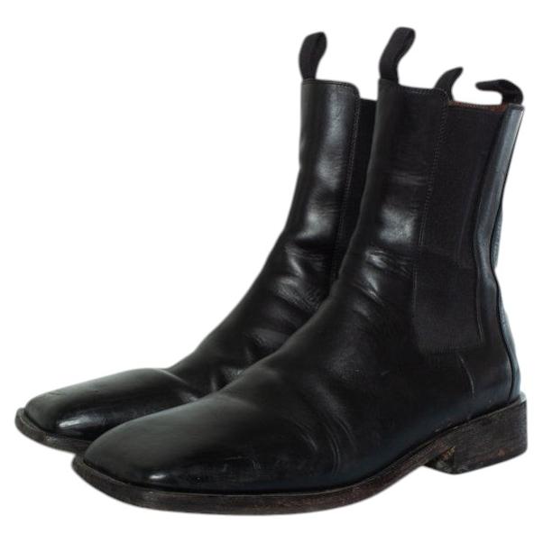Marsell, Black leather Chelsea boots