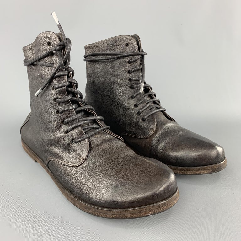 MARSELL Size 7.5 Dark Brown Leather Ankle Boots at 1stDibs | marsell sizing