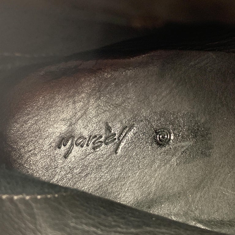 MARSELL Size 7.5 Dark Brown Leather Ankle Boots at 1stDibs | marsell sizing
