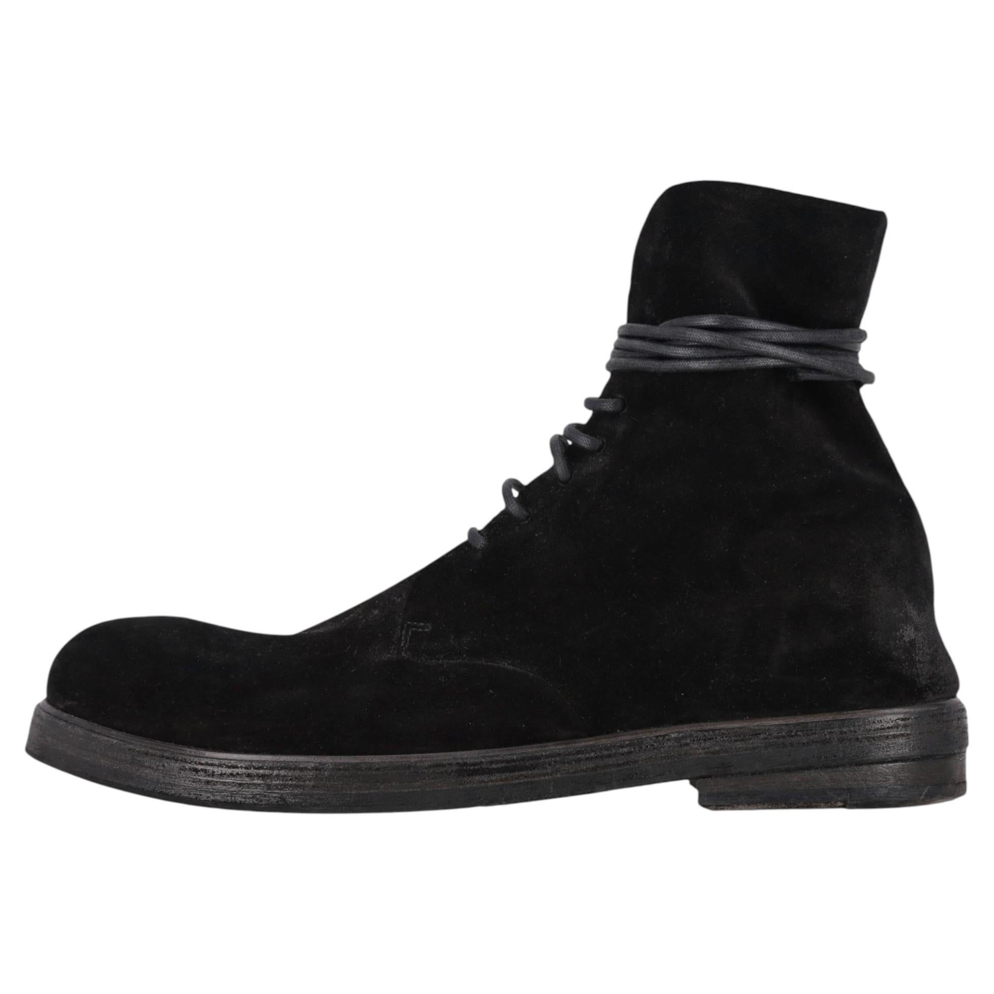 Marsell Zucca Zeppa Calf Suede Boots For Sale