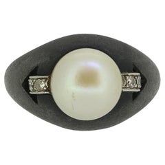 Marsh & Co. Pearl and Diamond Ring