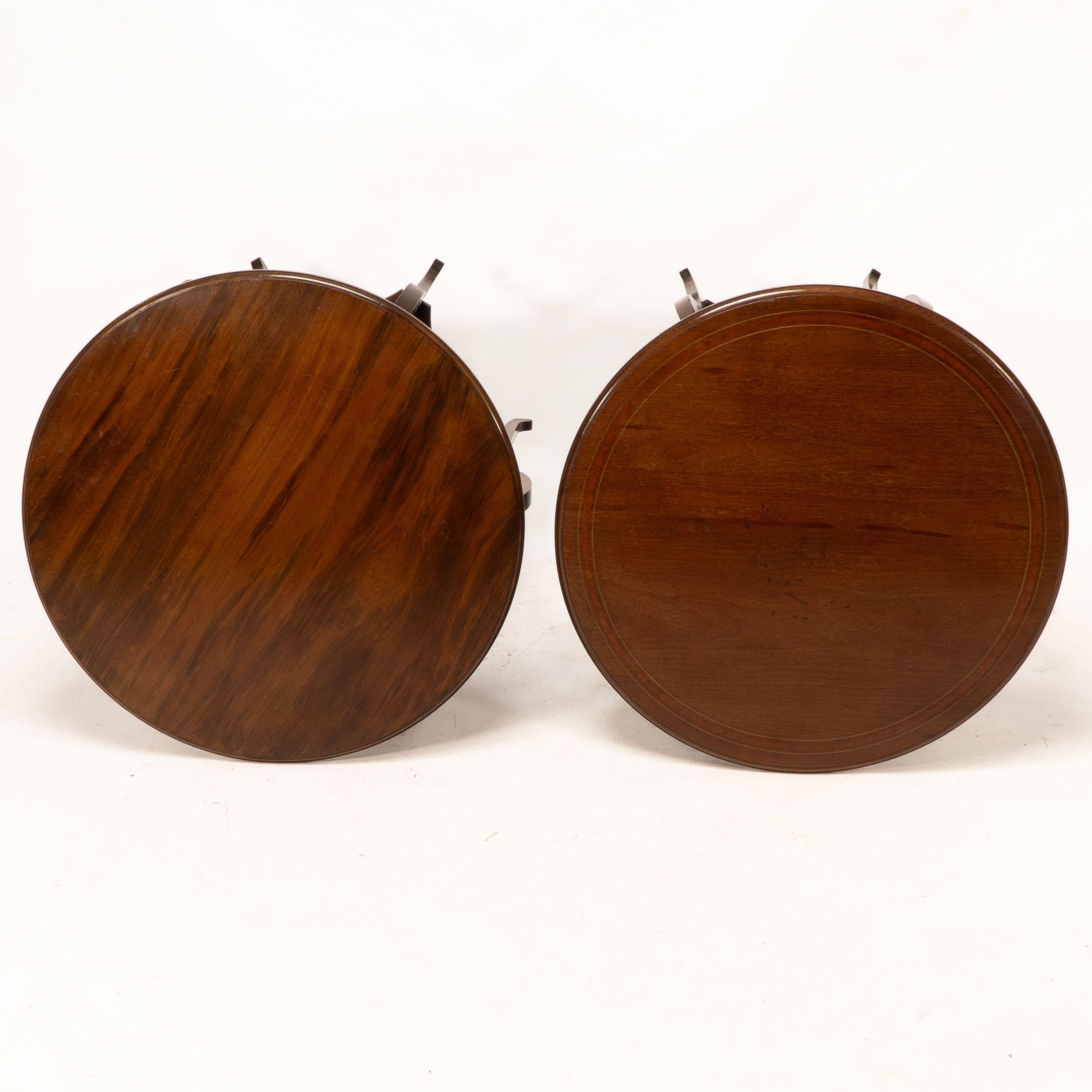 Early 20th Century Marsh Jones and Cribb. A superb pair of side tables For Sale