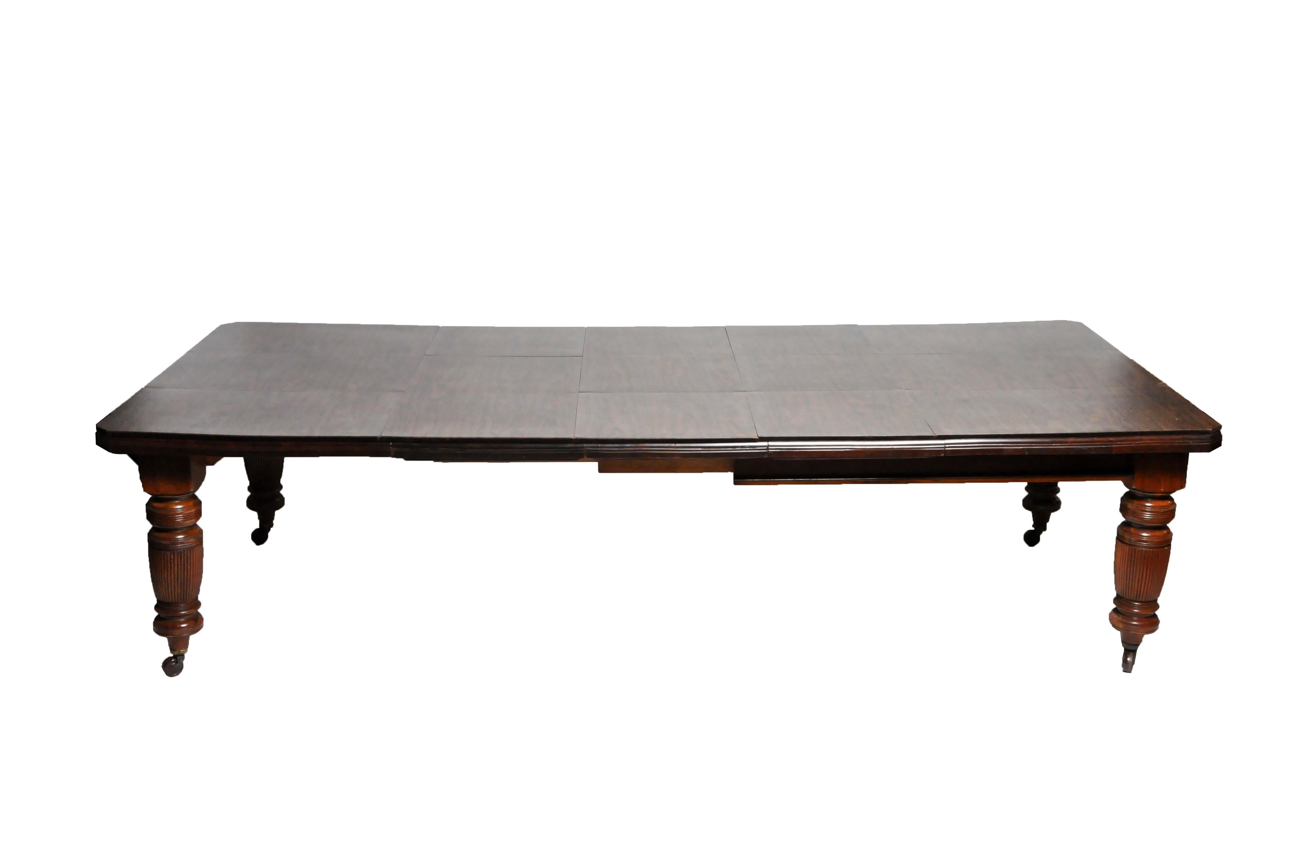 Marsh, Jones, & Cribb Antique Dining Table with Three Leaves 1