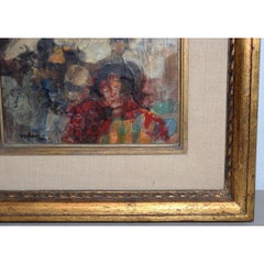 Marsh Nelson Mixed Media Abstract Composition c.1967