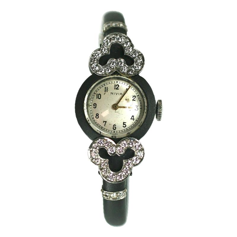 Marsh Steel, Diamond and Gold Wristwatch For Sale
