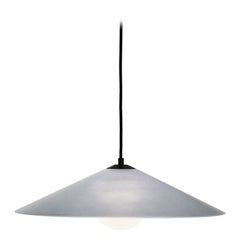 MARSHA 02 Pendant Light in Cloud Grey and Black Powder Coated Metal Finish