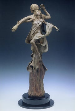 Escultor contemporáneo de bronce. La Danza de la Vida.