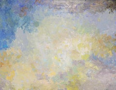 Cloud Cover 4, Original Contemporary Abstract Impressionist Landscape Painting