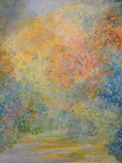 Early Autumn 3, Original Contemporary Abstract Impressionist Landscape Painting