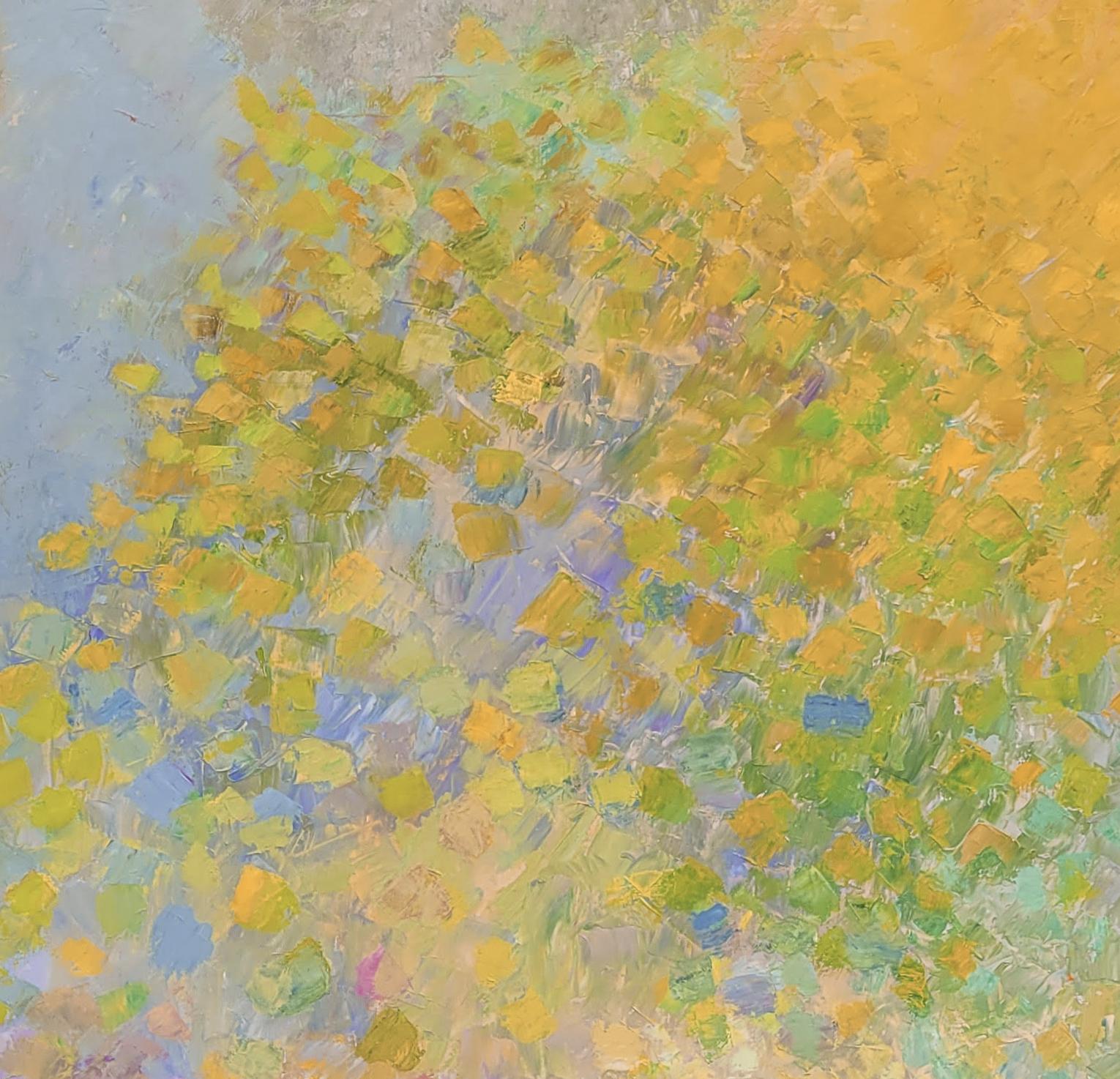 Spring Fling 2, Original Framed Signed Impressionist Landscape Painting 1