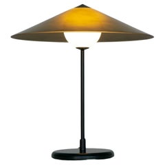MARSHA Table Lamp in Fern Green Glass & Black Powder Coated Metal Finish