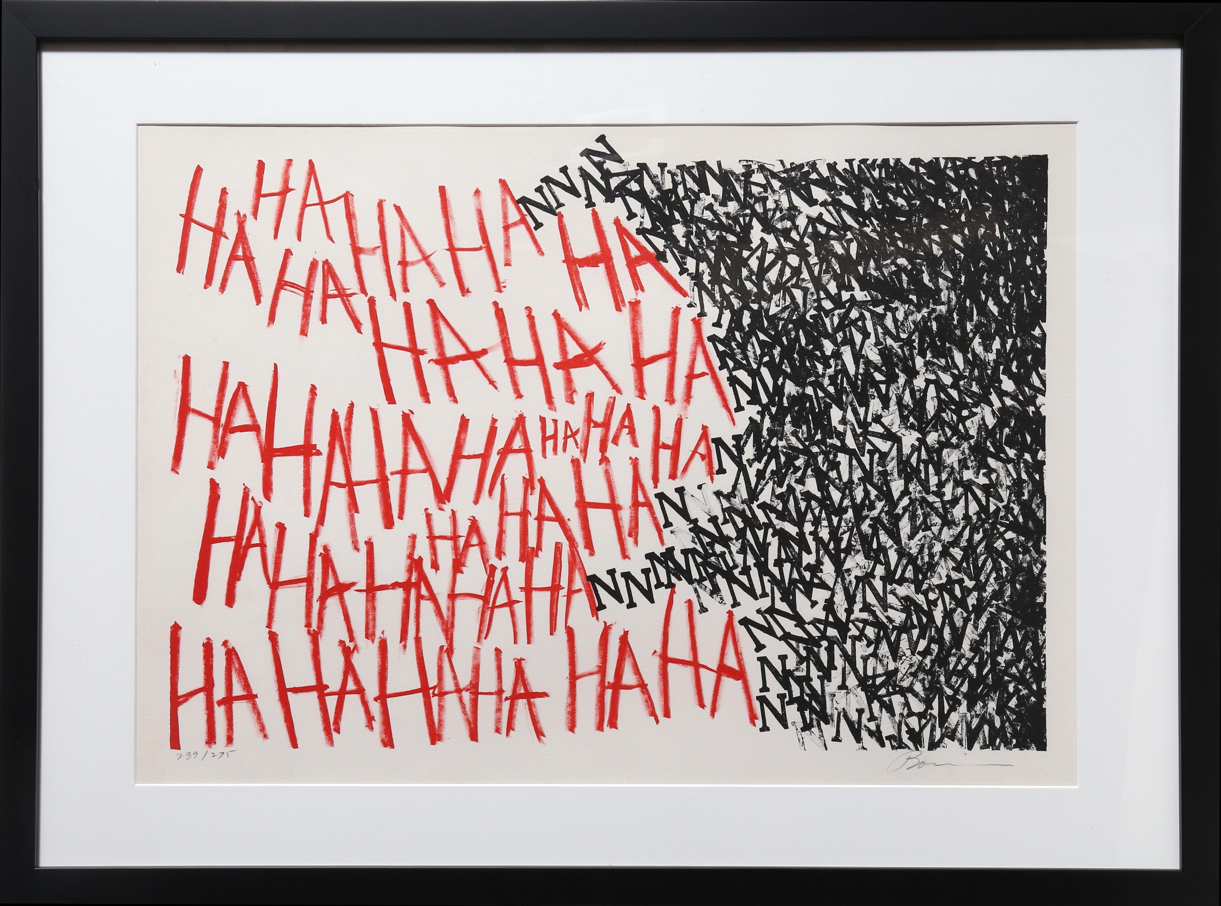 Marshall Borris Abstract Print - HaHaHa