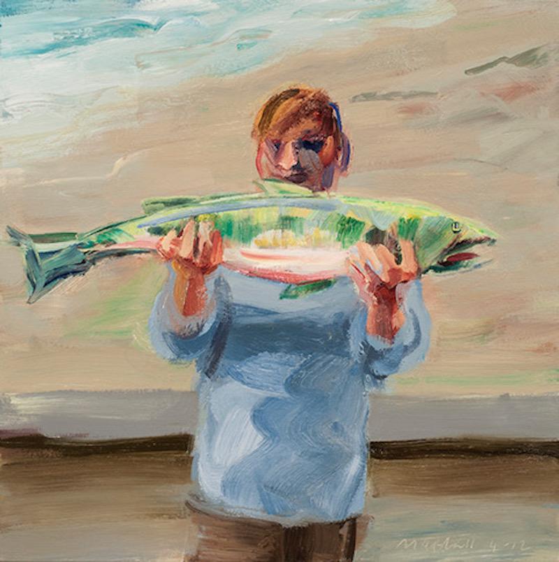 Figurative Painting di Marshall Crossman - Serie Beach #189