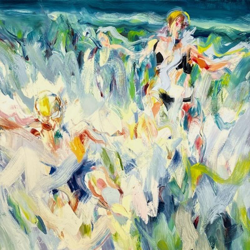 Figurative Painting di Marshall Crossman - Serie Beach #244