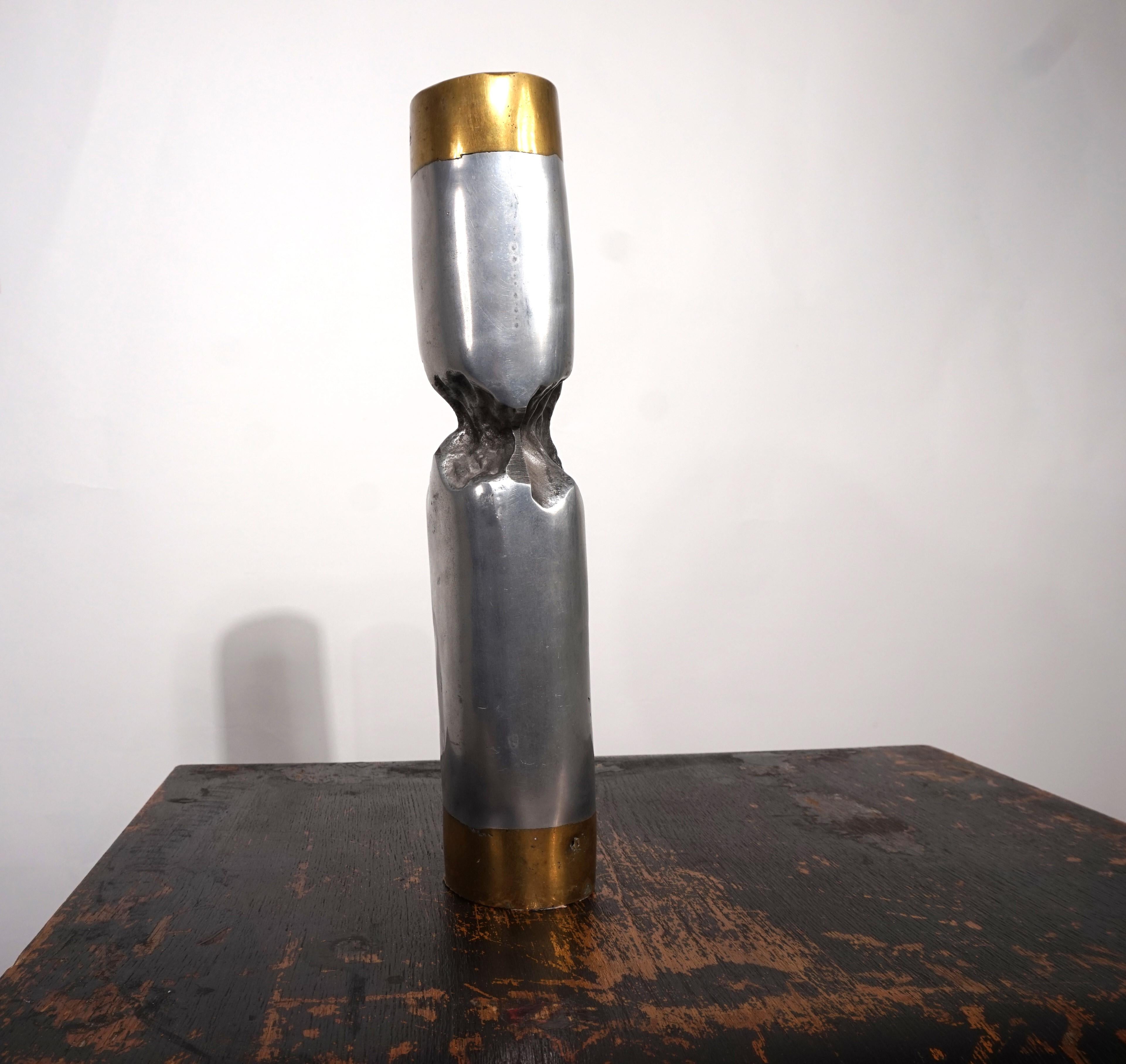Marshall Disenos sculpture Brutalist Candleholder by David Marshall, 1980 For Sale 6