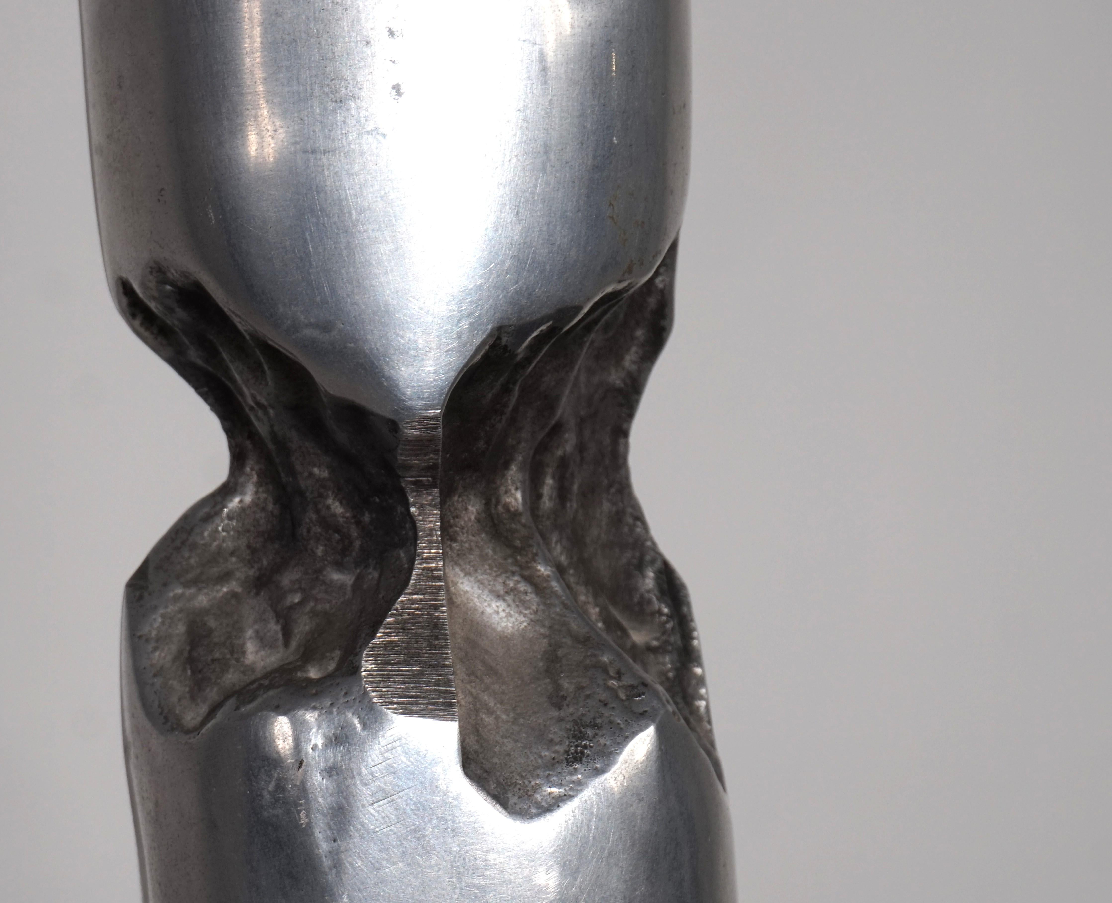 Marshall Disenos sculpture Brutalist Candleholder by David Marshall, 1980 For Sale 7