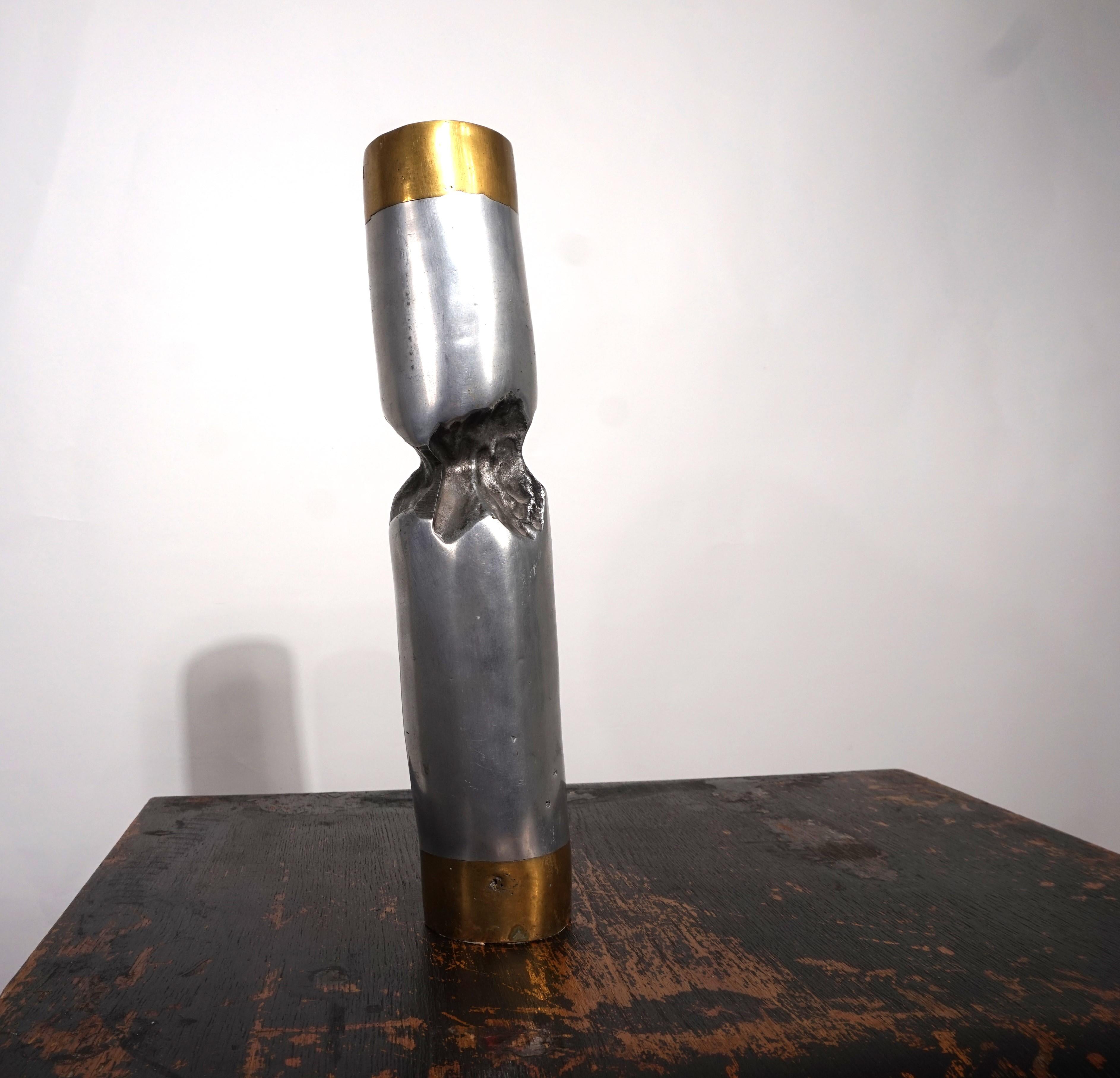 Marshall Disenos sculpture Brutalist Candleholder by David Marshall, 1980 For Sale 9