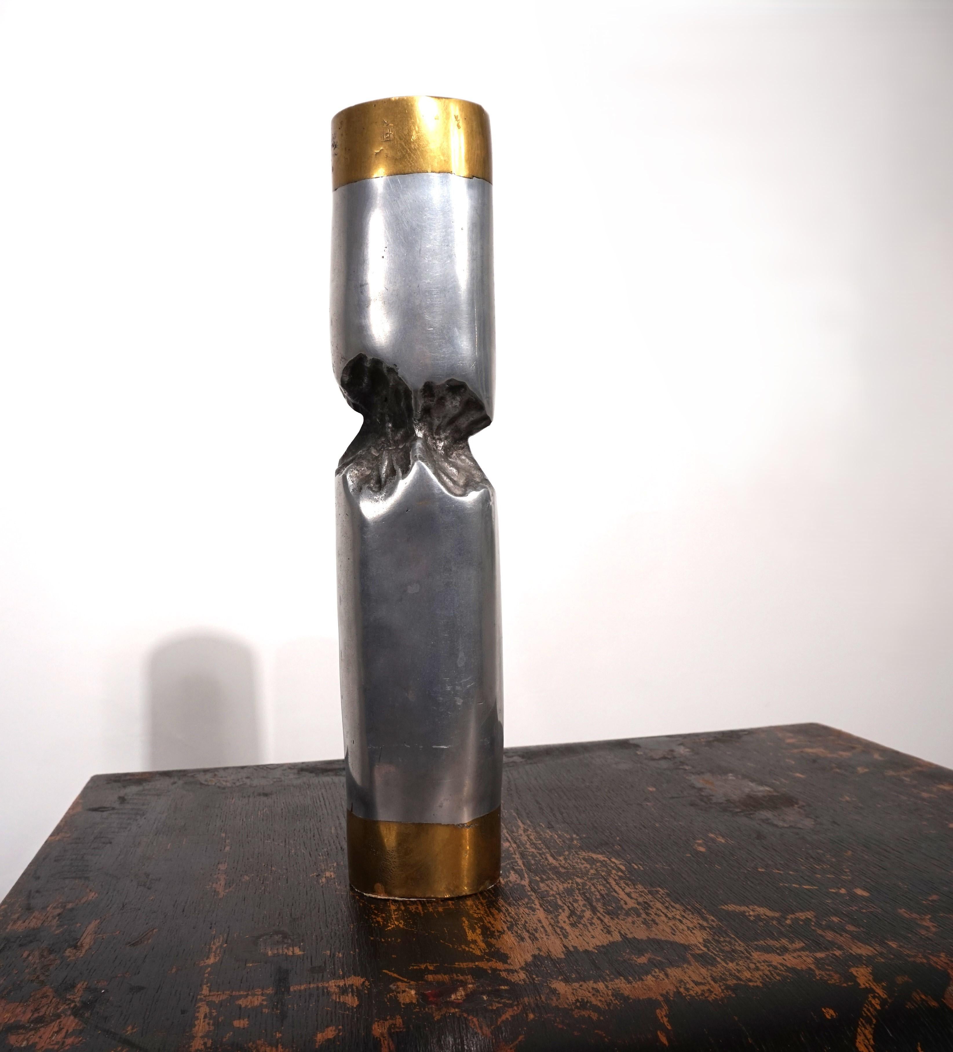 Marshall Disenos sculpture Brutalist Candleholder by David Marshall, 1980 For Sale 11