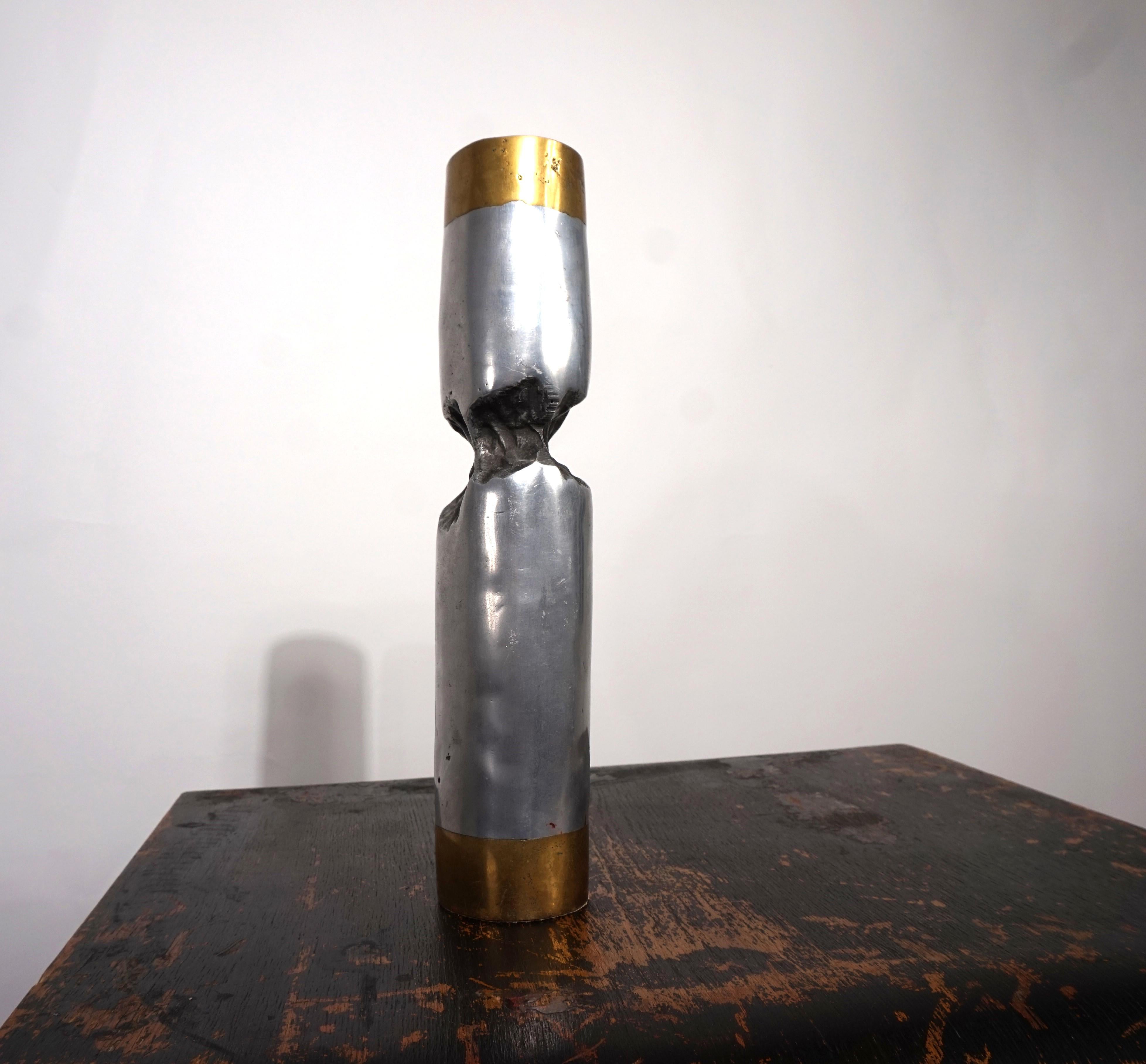 Marshall Disenos sculpture Brutalist Candleholder by David Marshall, 1980 For Sale 2