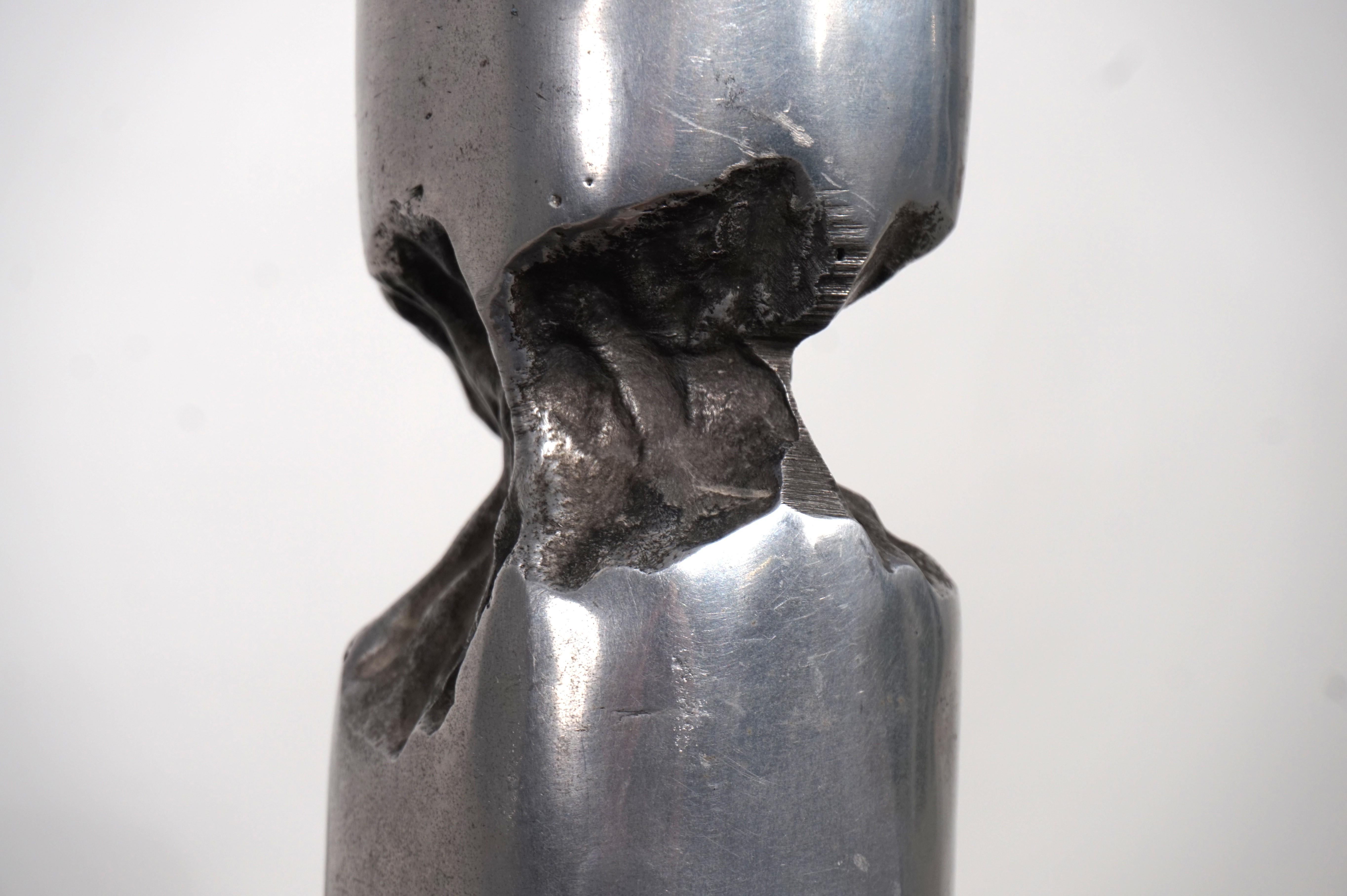 Marshall Disenos sculpture Brutalist Candleholder by David Marshall, 1980 For Sale 3