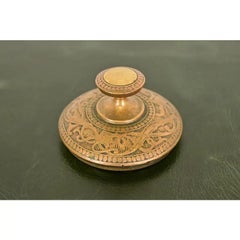 Marshall Field & Co. Antique Viking Bronze Paperweight, Circa 1910
