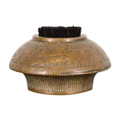 Marshall Field & Co. Antique Viking Bronze Pen Brush, Circa 1910