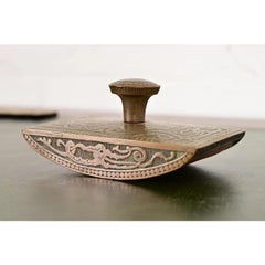 Marshall Field & Co. Antique Viking Bronze Rocker Blotter, Circa 1910