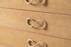 Marshall Field & Company Chest of Drawers in Cerused Oak After Samuel Marx 1940s