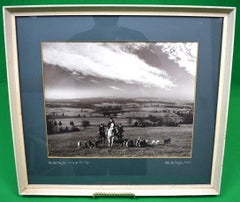 Vintage "The Warrenton Hunt Moving Up Lees Ridge Warrenton, VA" By Marshall Hawkins