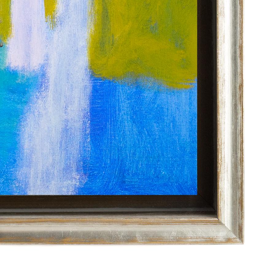 Paysage abstrait coloré à l'huile « Norvège Maples » - Painting de Marshall Noice