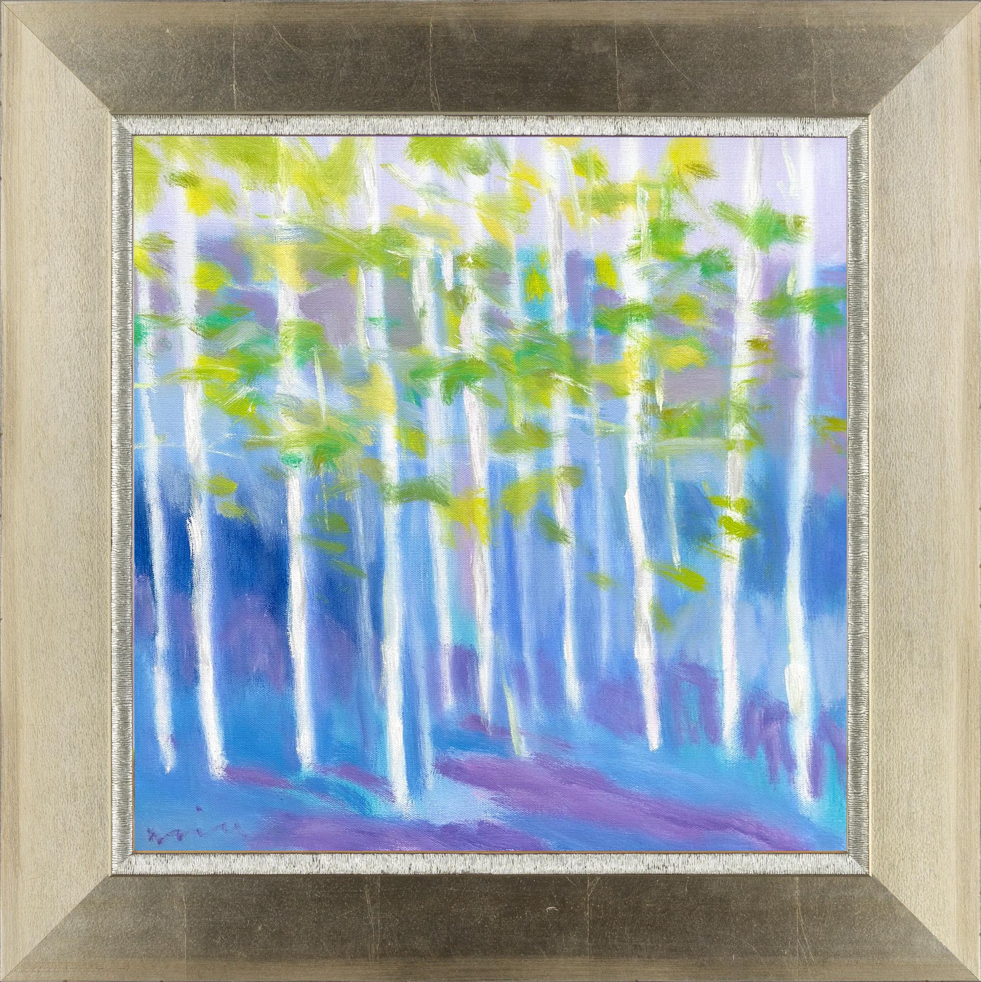 Marshall Noice "Spring, Blue Ridge" Contemporary Landscape Oil on