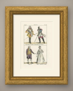 Marshals Villars and Turenne with Louis XVI and Marie Antoinette, 1842