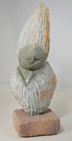'Lady Creation' original Shona stone sculpture by Marshford Kanyemba