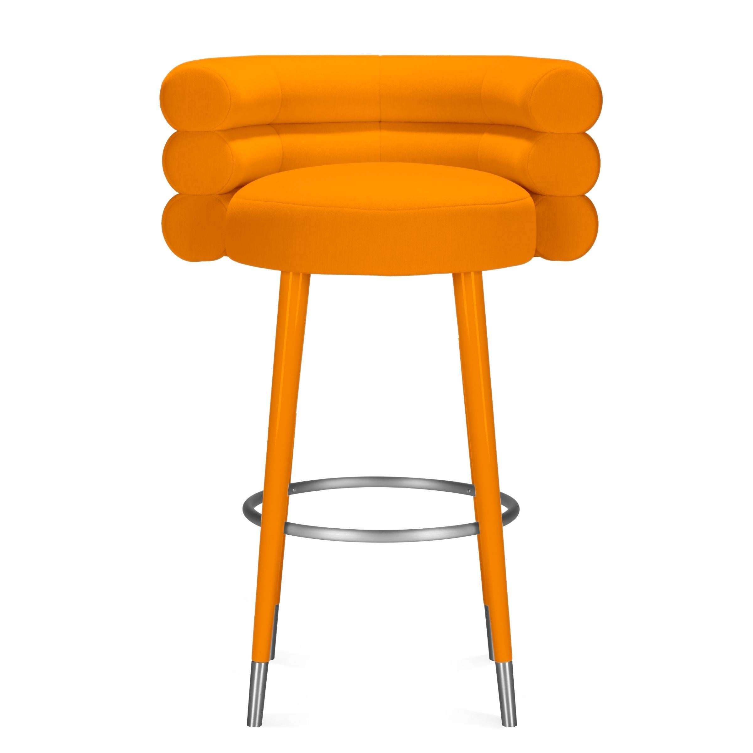 Marshmallow Bar Stool For Sale 6
