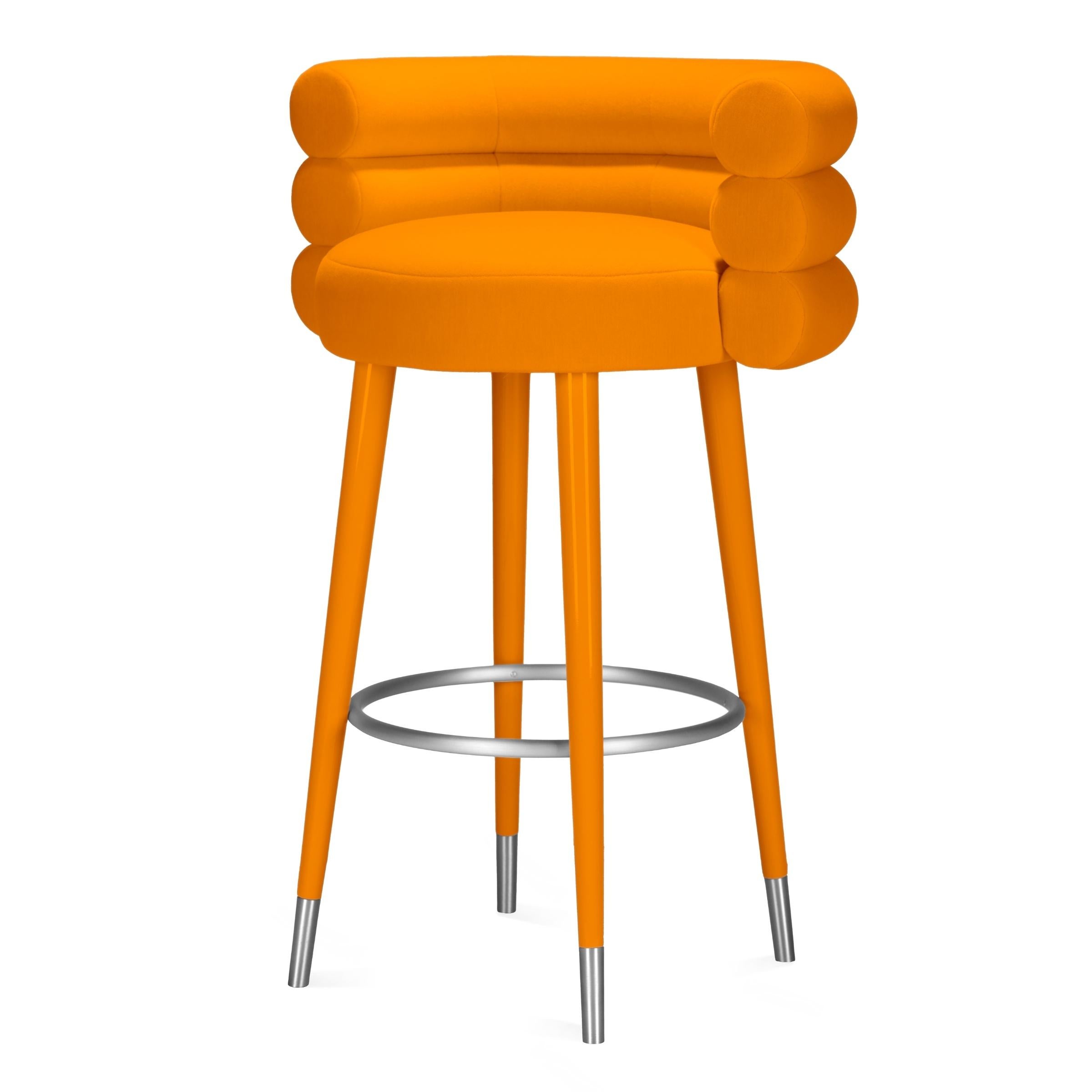 Marshmallow Bar Stool For Sale 7