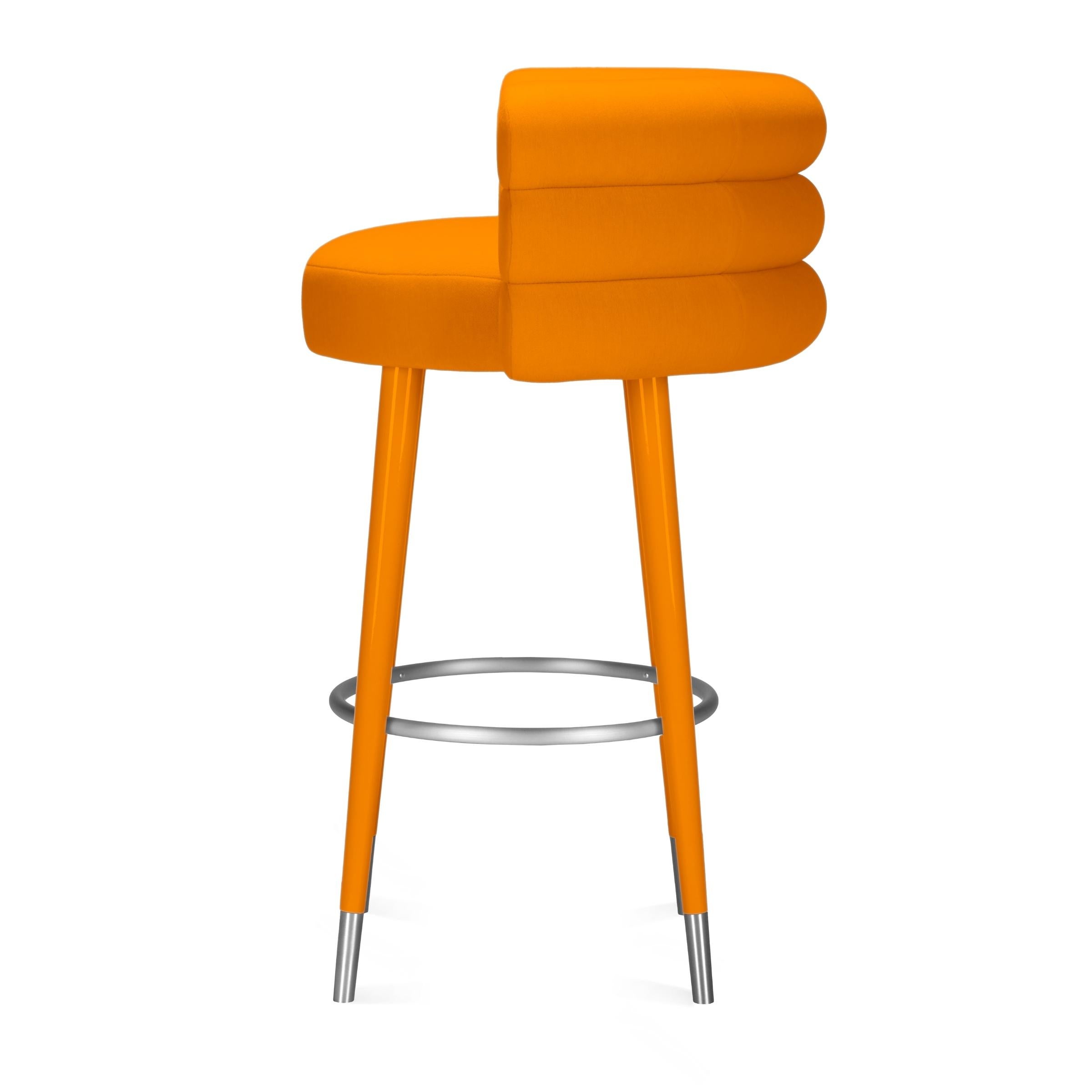 Marshmallow Bar Stool For Sale 8