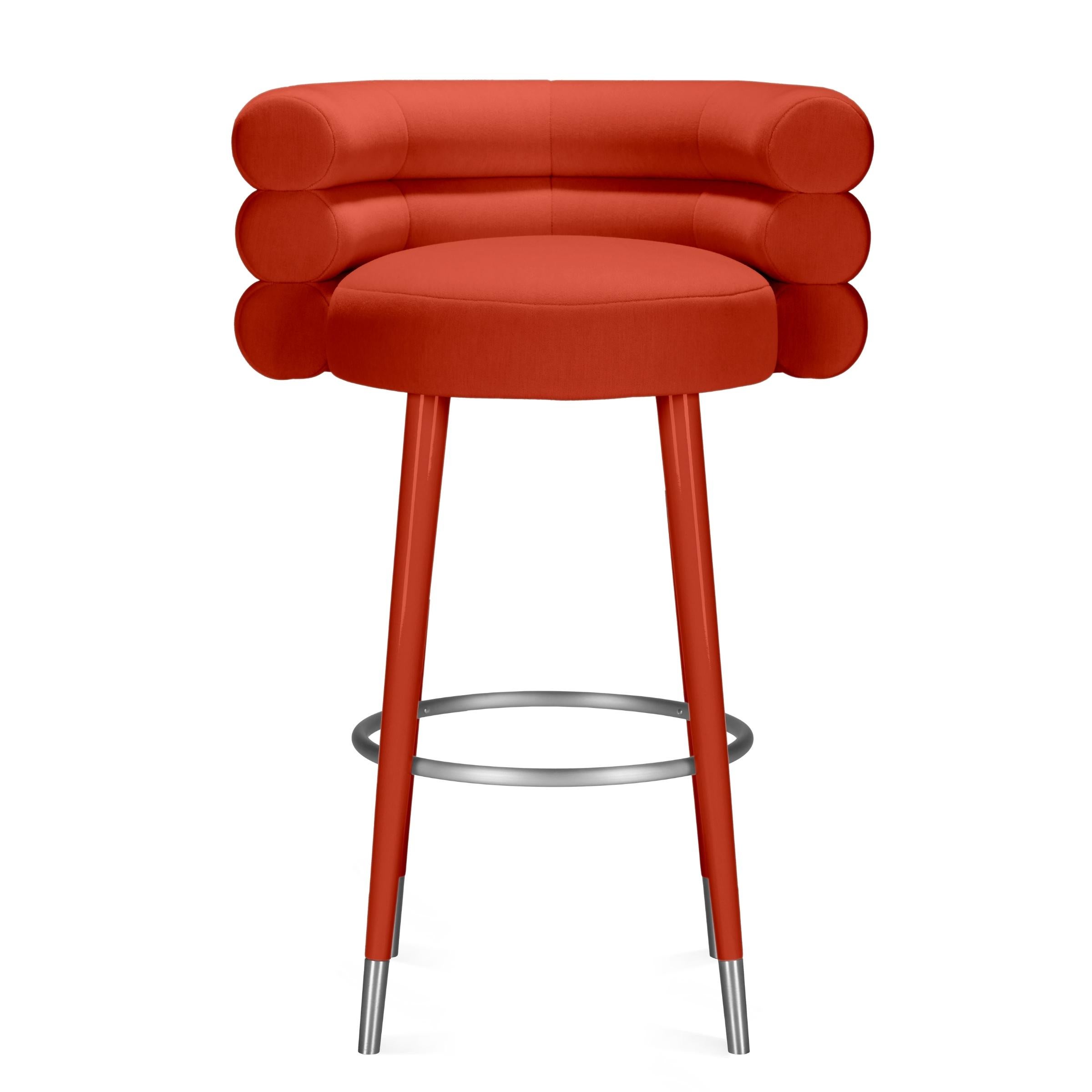 Marshmallow Bar Stool For Sale 1