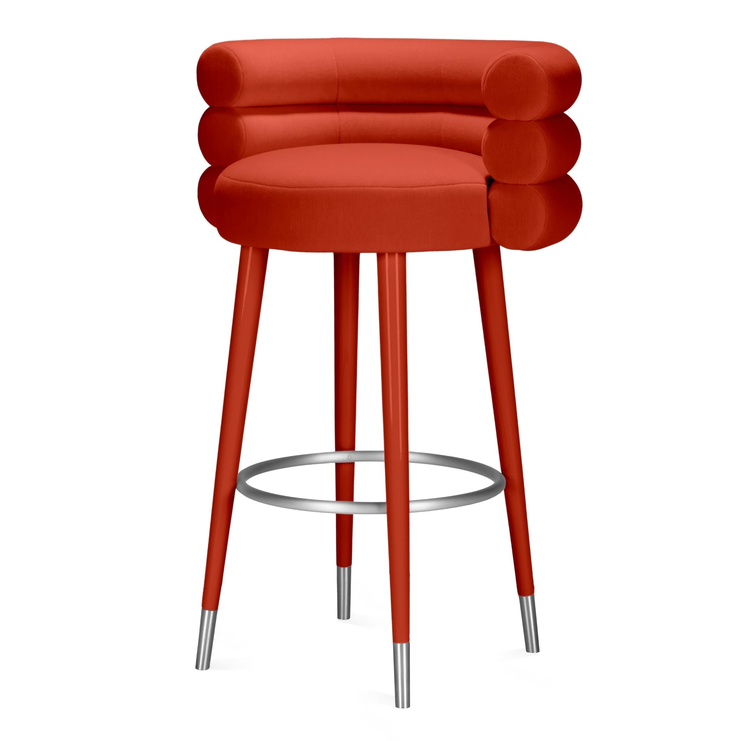 Marshmallow Bar Stool For Sale 2