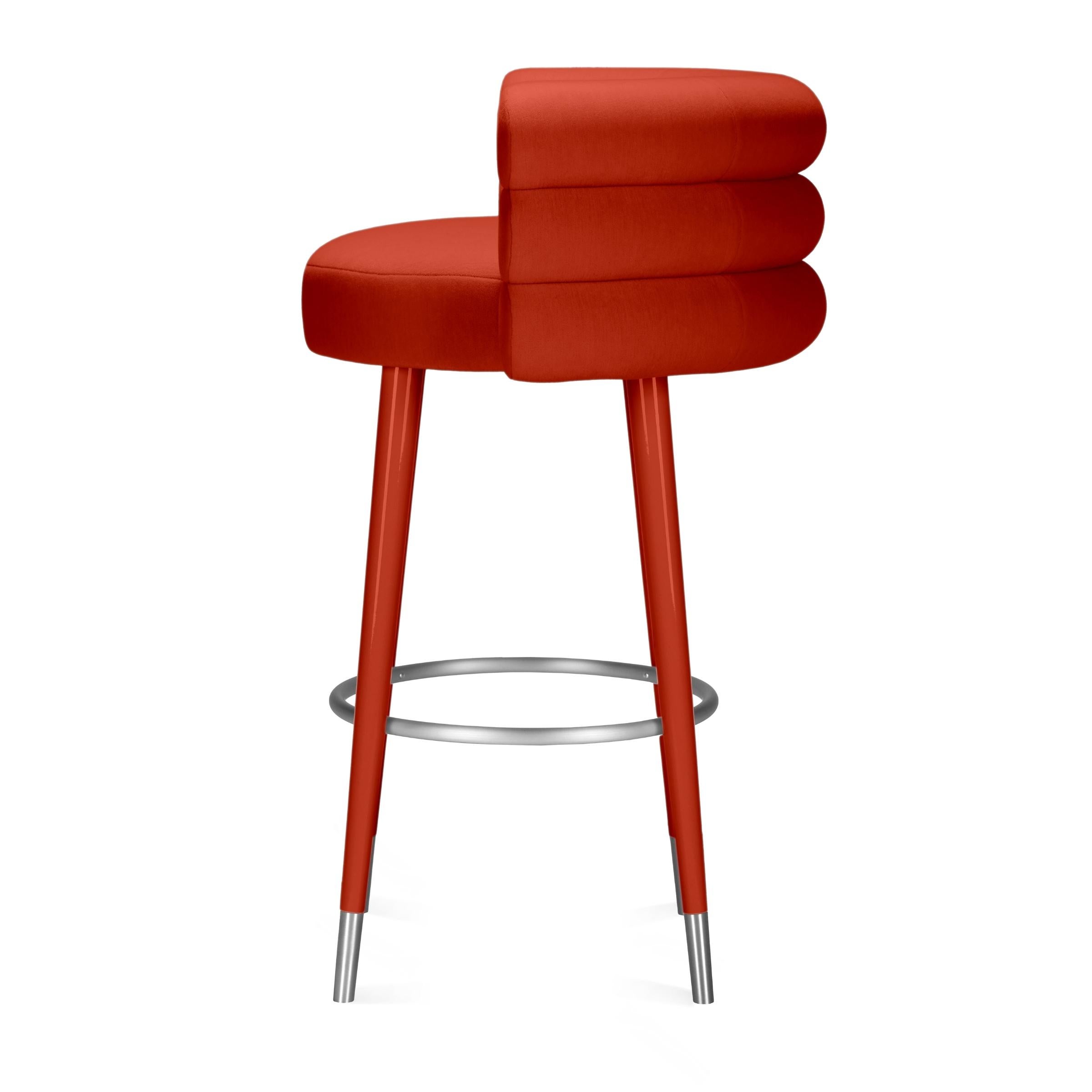 Marshmallow Bar Stool For Sale 3