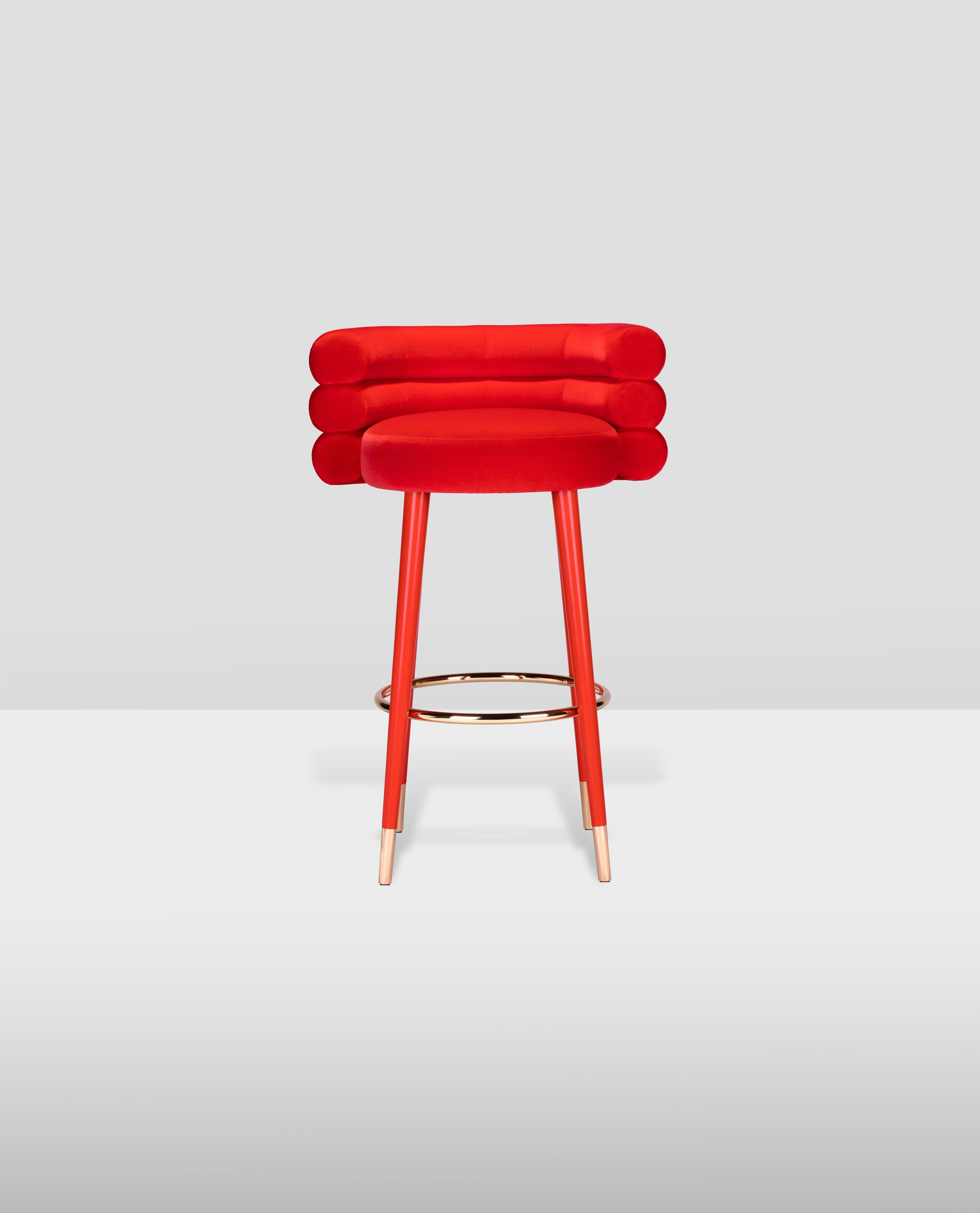 Marshmallow Bar Stool, Royal Stranger 5