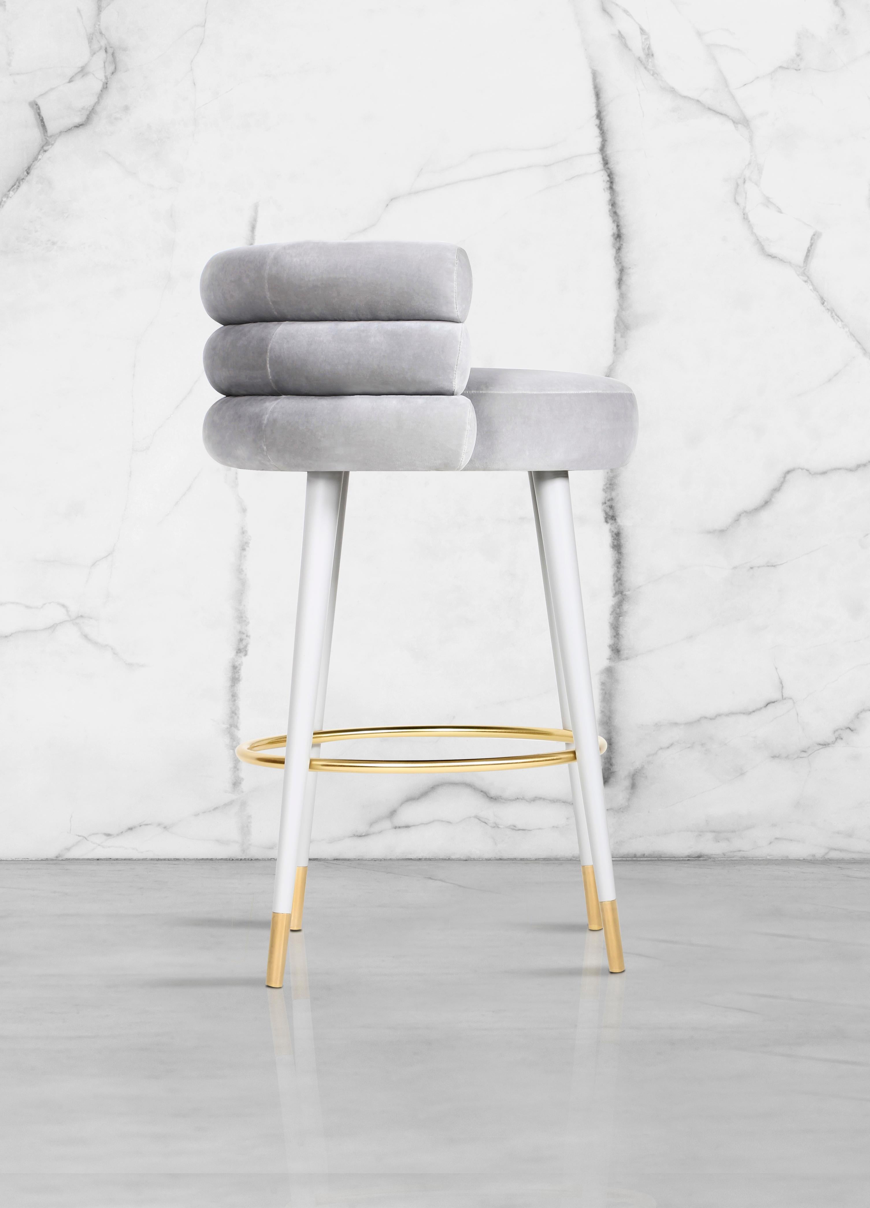 Portuguese Marshmallow Bar Stool, Royal Stranger